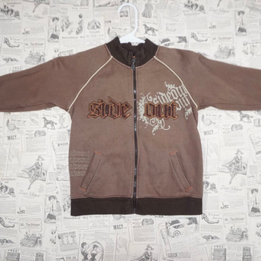 Medium - Vintage Y2K Sideout 2000s grunge zip track jacket